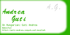 andrea guti business card